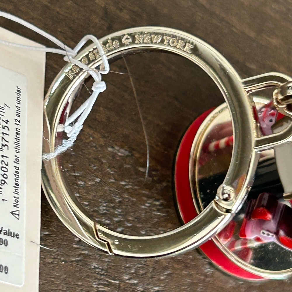 NWT - Kate Spade  Winter Wonders Metal Keychain - Picture 3 of 8